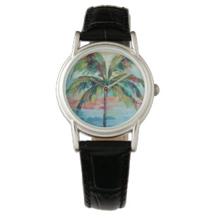Tropisch Palmboom Horloge