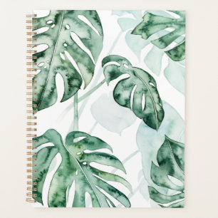 Tropisch palmgespleten lef planner
