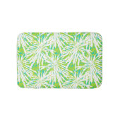 Tropisch palmlederen patroon badmat (Voorkant)