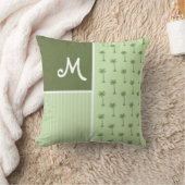 Tropisch palmstructuurpatroon kussen (Deken)