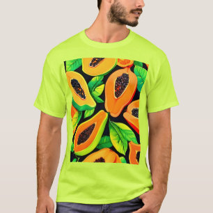 tropisch papaya paradijs t-shirt