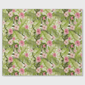 Tropisch papier voor flessen en bladeren (Vlak)