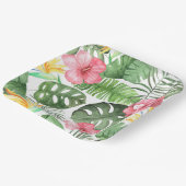  tropisch papieren bordje (Gebogen)