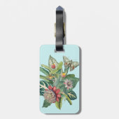 Tropisch paradijs bagagelabel (Achterkant verticaal)