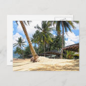 Tropisch paradijs briefkaart (Voorkant / Achterkant)