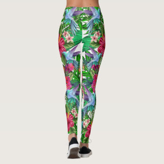 Tropisch paradijs Hummingbird CBDOilPrincess Leg Leggings