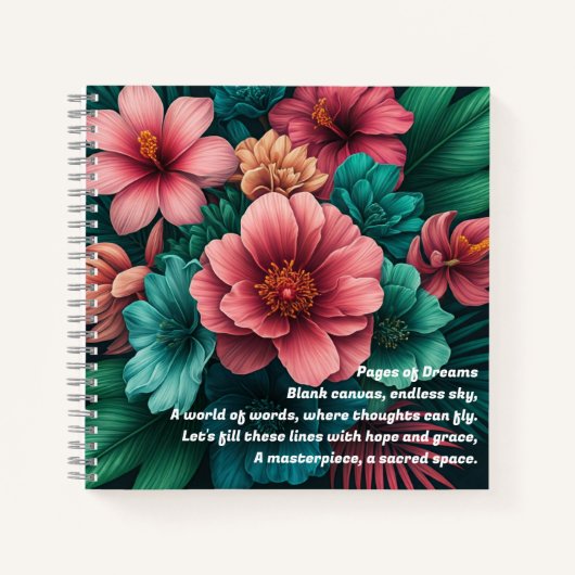 Tropisch paradijs notitieboek (Voorkant)