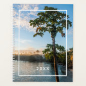 Tropisch paradijs op zonsondergang, Fiji Planner (Voorkant)