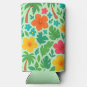 Tropisch Paradijs – Palmbladeren & Hibiscus Patroo (Achterkant)