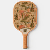 Tropisch paradijs pickleball paddle (Voorkant)
