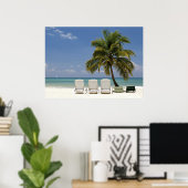 Tropisch paradijs poster (Thuiskantoor)