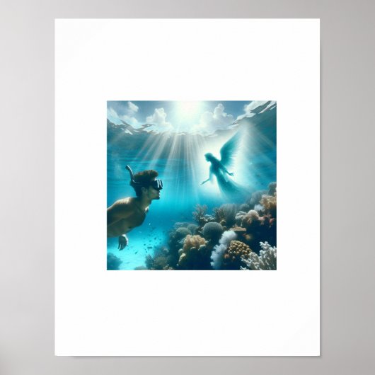 Tropisch paradijs poster (Voorkant)