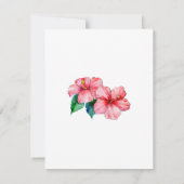 Tropisch Paradijs Thema Save The Date (Achterkant)