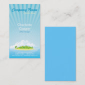 Tropisch paradijselijk Visitekaartje (Voorkant / Achterkant)