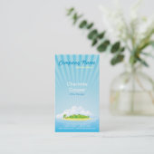 Tropisch paradijselijk Visitekaartje (Staand voorkant)