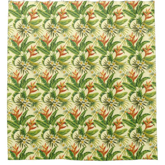 Tropisch paradijsgordijn douchegordijn (Voorkant)