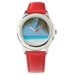 Tropisch paradijsstrand horloge