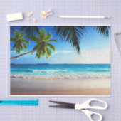 Tropisch paradijsstrand tissuepapier (Craft)