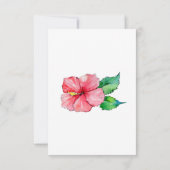 Tropisch paradijsthema bedankkaart (Achterkant)