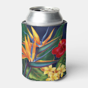 Tropisch Paradise Hawaiian Floral Blikjeskoeler
