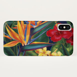 Tropisch Paradise Hawaiian Floral iPhone X Hoesje