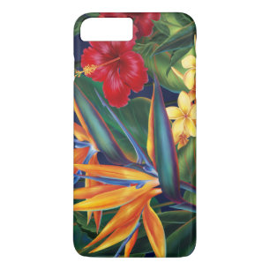 Tropisch Paradise Hawaiian Floral iPhone 8 Plus / 7 Plus Hoesje