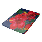 Tropisch paradise Hibiscus Hawaiian Badmat (Gekanteld)