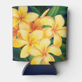 Tropisch Paradise Plumeria Hawaiian Blikjeskoeler (Voorkant)