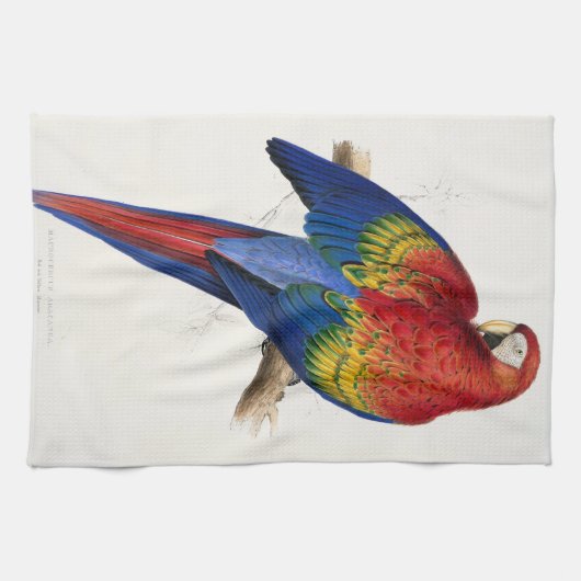Tropisch Parrot Kitchen Towel Theedoek (Horizontaal)