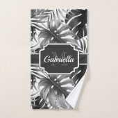 Tropisch patroon bad handdoek (Handdoek)