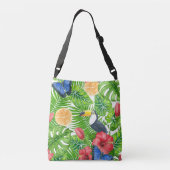 Tropisch patroon crossbody tas (Achterkant)
