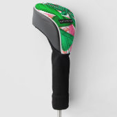 Tropisch patroon golfheadcover (Schuin)