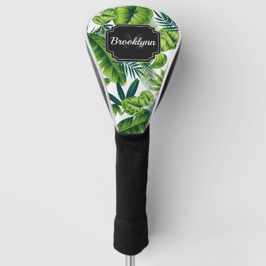 Tropisch patroon golfheadcover (Voorkant)