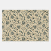  tropisch patroon inpakpapier vel (Voorkant 2)