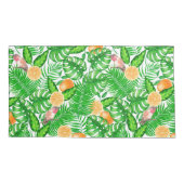 Tropisch patroon, kolibrie II Kussensloop (Achterkant-Links)