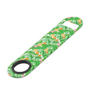 Tropisch patroon, kolibrie II Speed Flessenopener