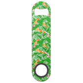 Tropisch patroon, kolibrie II Speed Flessenopener (Achterkant)