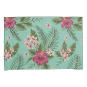 Tropisch patroon kussensloop (Voorkant-Rechts)