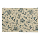  tropisch patroon kussensloop (Achterkant-Links)