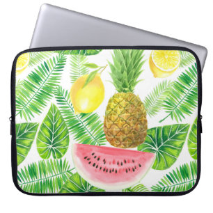 Tropisch patroon laptop sleeve