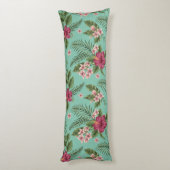 Tropisch patroon lichaamskussen (Achterkant (Verticaal))