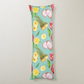 Tropisch patroon lichaamskussen (Achterkant (Verticaal))