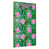 Tropisch patroon met Oerwouden bloemen Klembord (Rechts)