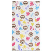 Tropisch patroon met sleuf en bladeren klein cadeauzakje (Voorkant)