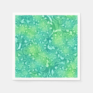 Tropisch patroon servet