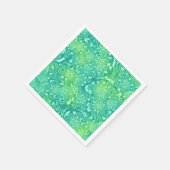 Tropisch patroon servet (Hoek)