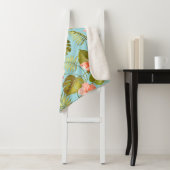 Tropisch patroon sherpa deken (In situ)