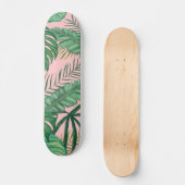 Tropisch patroon skateboard (Voorkant)
