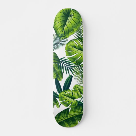Tropisch patroon skateboard (Voorkant)