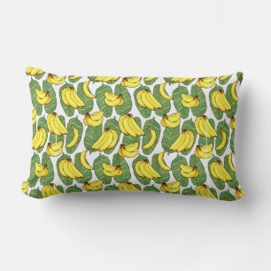 Tropisch patroon van bananenvruchten kussen